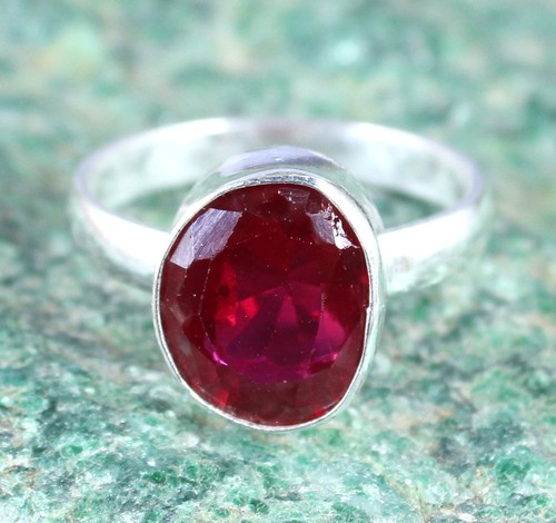 Certified natural red sapphire - certified,