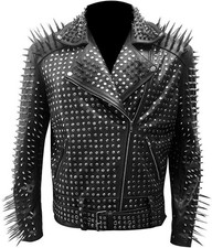 Mens Studded Leather jacket