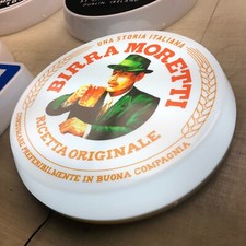 BIRRA MORETTI illuminated wall sign led light box Pub sign man cave home decor 