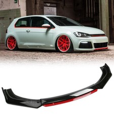 For Golf MK7.5 MK7 MK6 MK5 MK3 GTI Front Bumper Lip Splitter Spoiler Chin Glossy