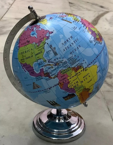 Rotating world globe with - globe,