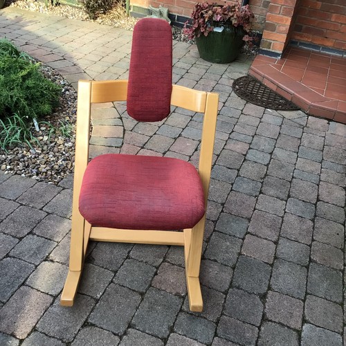 Wooden rocking chair - wooden,