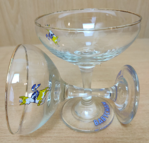 Vtg 1970s babycham glasses - 2,