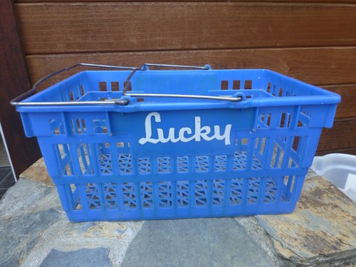 Vintage lucky blue plastic - lucky,