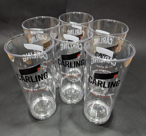 New carling plastic pint - 6x,