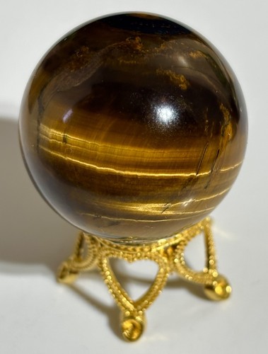 Tigers eye crystal ball stone - tigers,