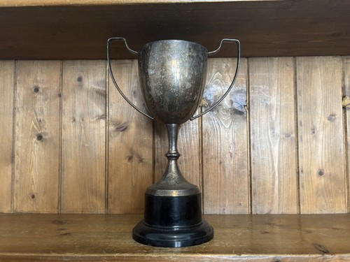Large vintage silver - , plate