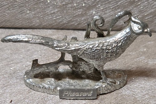 Metal pheasant collectable - metal,