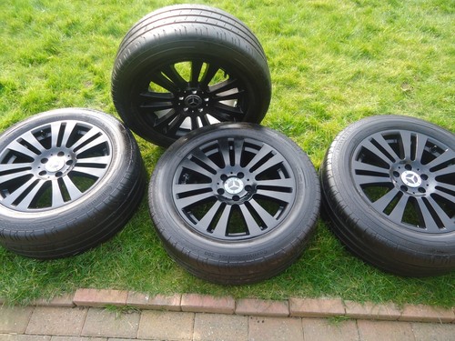 4x17 genuine mercedes alloy - genuine,