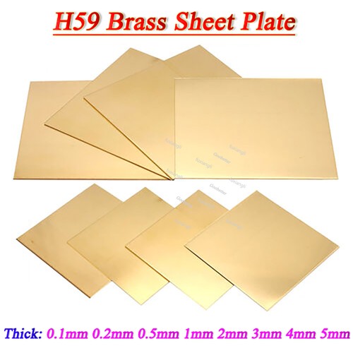 H59 brass metal thin sheet - brass,