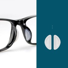 Adhesive Silicone Glasses Nose Pads Bridge Grip Anti-slip holder-2 Pairs