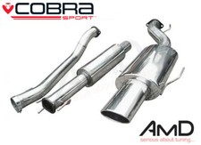 Cobra Sport Astra H 1.9 CDTi Cat Back Exhaust Resonated Stainless Steel VX79