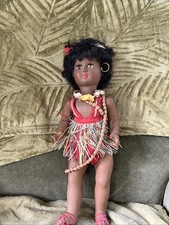 Vintage Hawaiian Doll In