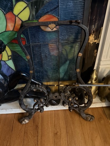 Antique cast iron - iron, bench