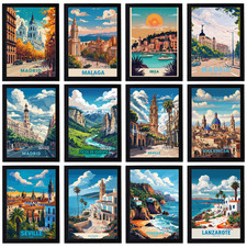 Vintage Travel Holiday Poster