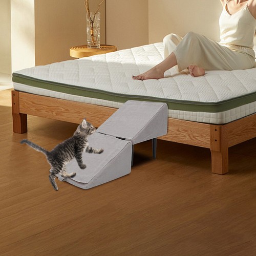 Foldable dog ramp for bed - foldable,