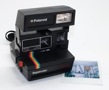 Polaroid Supercolor 635 CL Instant Camera - Uses modern 600 film - Tested & VGC