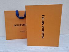 ? Authentic Louis Vuitton Empty Box 36x28x15 with Original Paper Bag - Orange