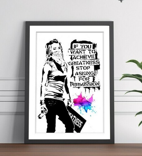 Banksy achieve greatness - banksy,