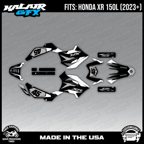 Graphics kit for - kit, honda
