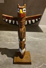 Totem Pole Wooden Ornament Canada Totem Pole Figurine