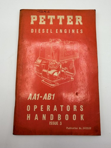 Petter diesel engines aa1 ab1 - aa1,