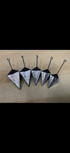5oz double pyramid weights - double,