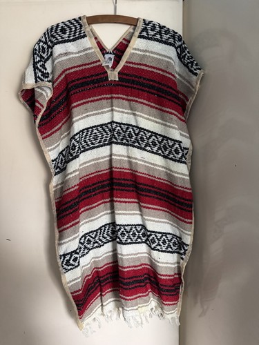 Traditional mexican poncho one - mexican,