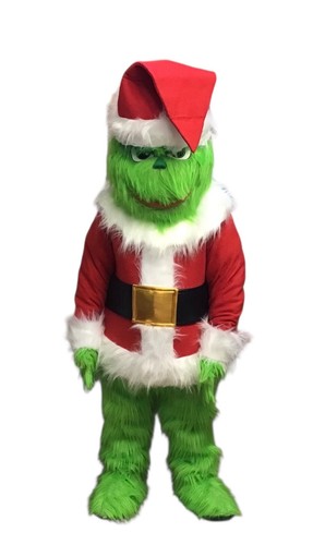 Santa grouch mascot costume - grouch,