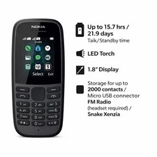 Nokia 105 Dual Sim - Brand New