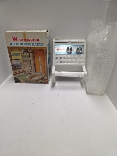 Vintage radio toilet - vintage,