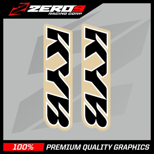 Kyb upper fork decals - kyb,