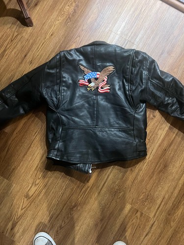 Superior vintage leather biker - vintage,