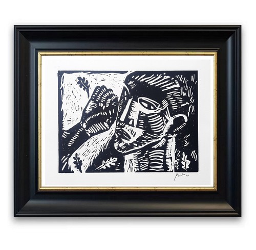 Pablo picasso original linocut - pablo,