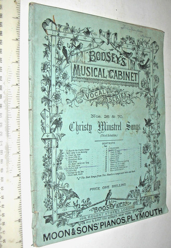 Christy minstrel songs third - christy,