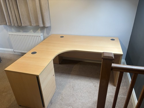 Wooden corner desk heavy duty - heavy,