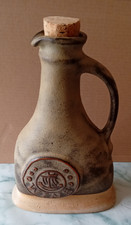 VINTAGE 1970's Cornish Tremar Wine Carafe Flagon Bottle with Stopper 9" Tall
