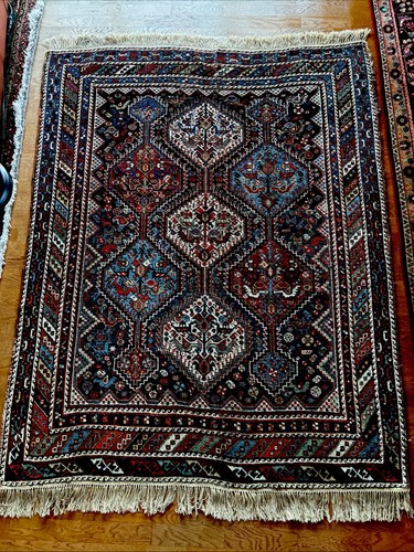 Antique 5x7 qashqai geometric - 5x7,