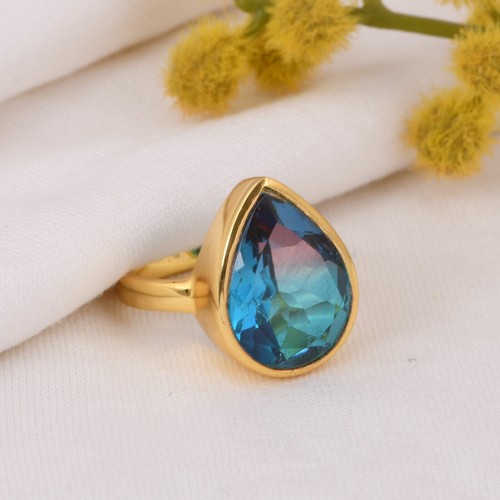Alexandrite quartz pear - quartz,