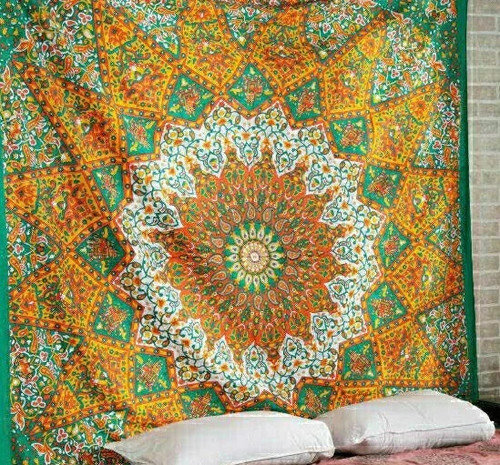 Indian mandala tapestry hippie - indian,