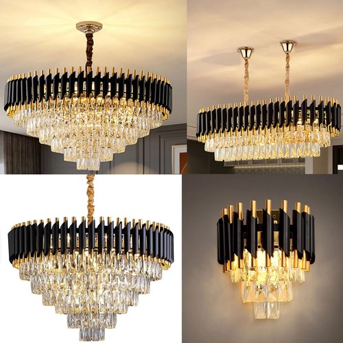 Modern chandelier lamp black - chandelier,