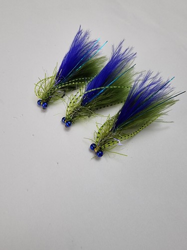 Trout flies twin metalic - 3,