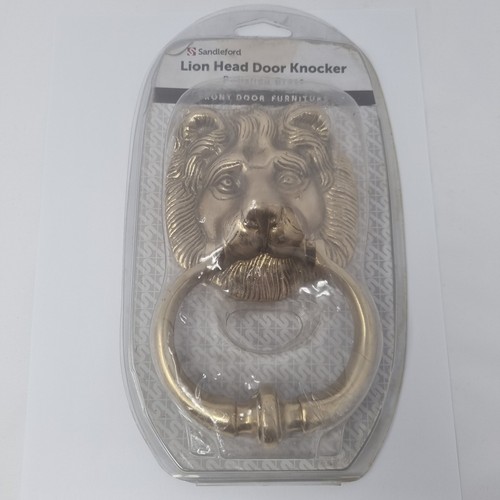 Sandleford brass lion head - sandleford,