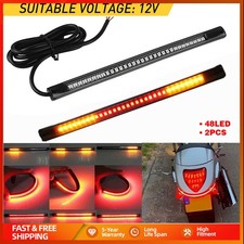 For Motorcycle 2x White/Amber