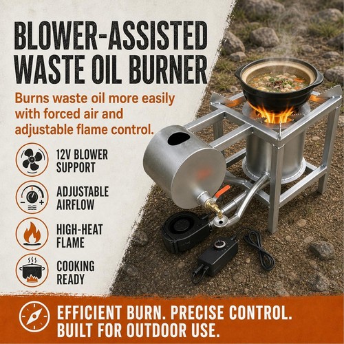 Waste oil burner - waste,