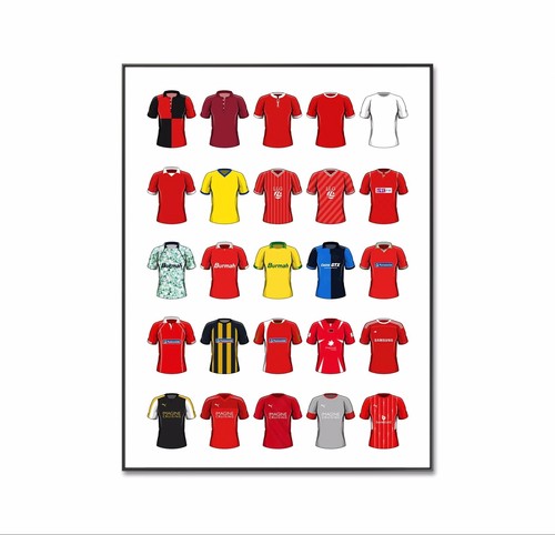 Swindon town football shirt - football,