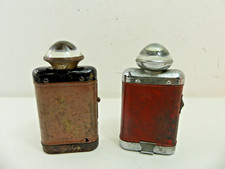 (RefJOH49) Railway? Torches pair Drydex by Exide and Trehawk, well used antique
