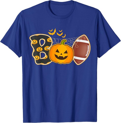 Boo american football - boo, pumpkin