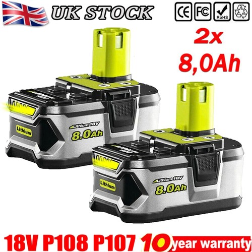 0ah 18v battery for - 2x, ryobi