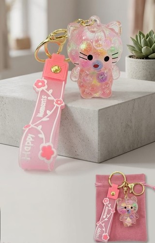 Hello kitty pink glitter - kitty,